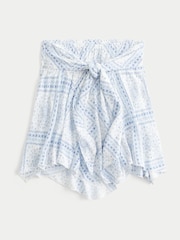 Hollister Strapless Handkerchief Hem Bandeau White Top - Image 5 of 5