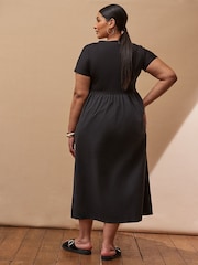 Vestido camiseta em jersey misto Live Unlimited - Imagem 5 de 5
