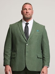 Badrhino Big & Tall de tweed Suit Jacket - Imagem 1 de 7