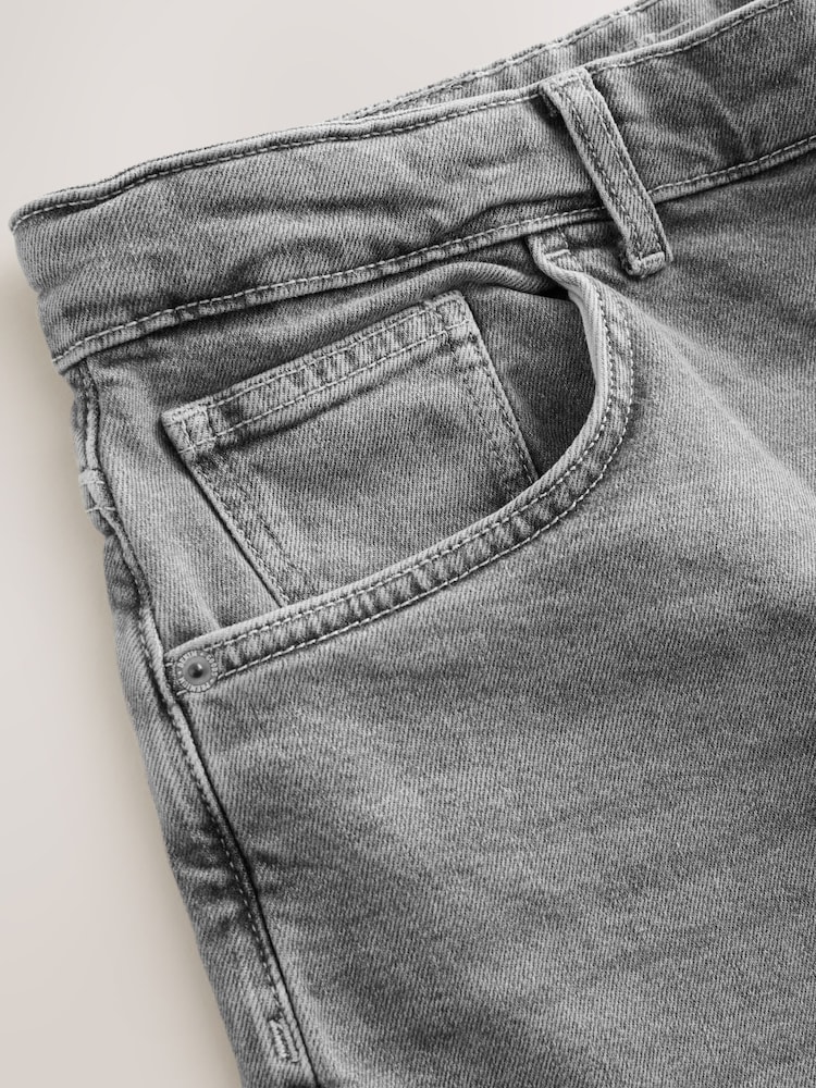 Grey Barrel Fit Vintage Wash Denim Jeans - Image 4 of 4 Grey Barrel Fit Vintage Wash Denim Jeans - Image 4 of 4