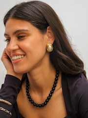Jon Richard Black Jet Orb Necklace - Image 2 of 5