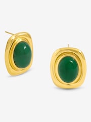 Jon Richard Gold Tone Statement Earrings - Image 1 of 5