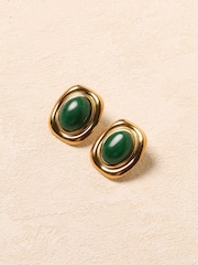 Jon Richard Gold Tone Statement Earrings - Image 3 of 5
