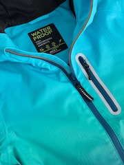 Blue/Green Dip Dye Waterproof Anorak Jacket (3-16yrs) - Image 4 of 6