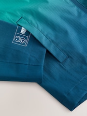 Blue/Green Dip Dye Waterproof Anorak Jacket (3-16yrs) - Image 5 of 6