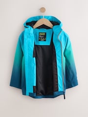 藍色/綠色漸層浸染 - 防水 Anorak外套 (3-16歲) - 圖片 8，共 12