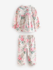 Ecru White Cath Kidston Woven Button Through Pyjamas - Image 7 of 10