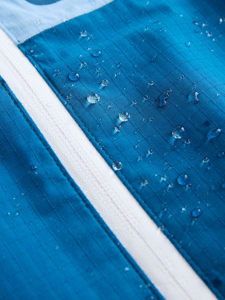 Blue Colour Block Waterproof Anorak Jacket (3-16yrs) - Image 13 of 13 Blue Colour Block Waterproof Anorak Jacket (3-16yrs) - Image 13 of 13