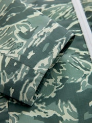 Green Camouflage Waterproof Anorak Jacket (3-16yrs) - Image 5 of 8