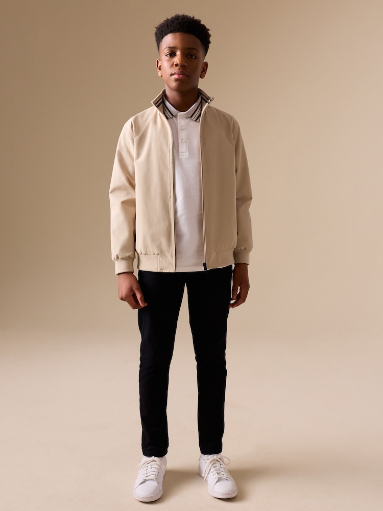 Neutral Harrington Jacket (3-16yrs) - Image 2 of 12