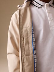 Neutral Harrington Jacket (3-16yrs) - Image 7 of 12