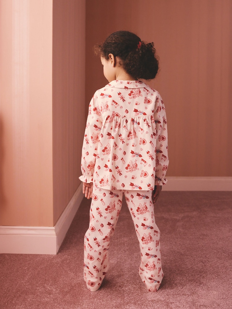 Ecru White Woven Button Through Pyjamas - Image 2 of 10