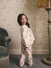 Ecru White Cath Kidston Woven Button Through Pyjamas - Image 2 of 9