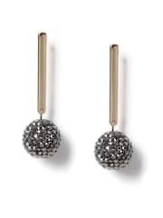 Aela Sparkle Shambala Stick Drop Black Earrings - Image 2 of 3
