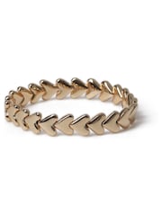 Aela Gold Tone Chevron Stretch Bracelet - Image 2 of 3
