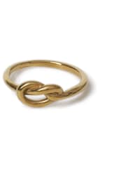 Aela Gold Tone Stainless Steel Knot Ring - Image 1 of 2
