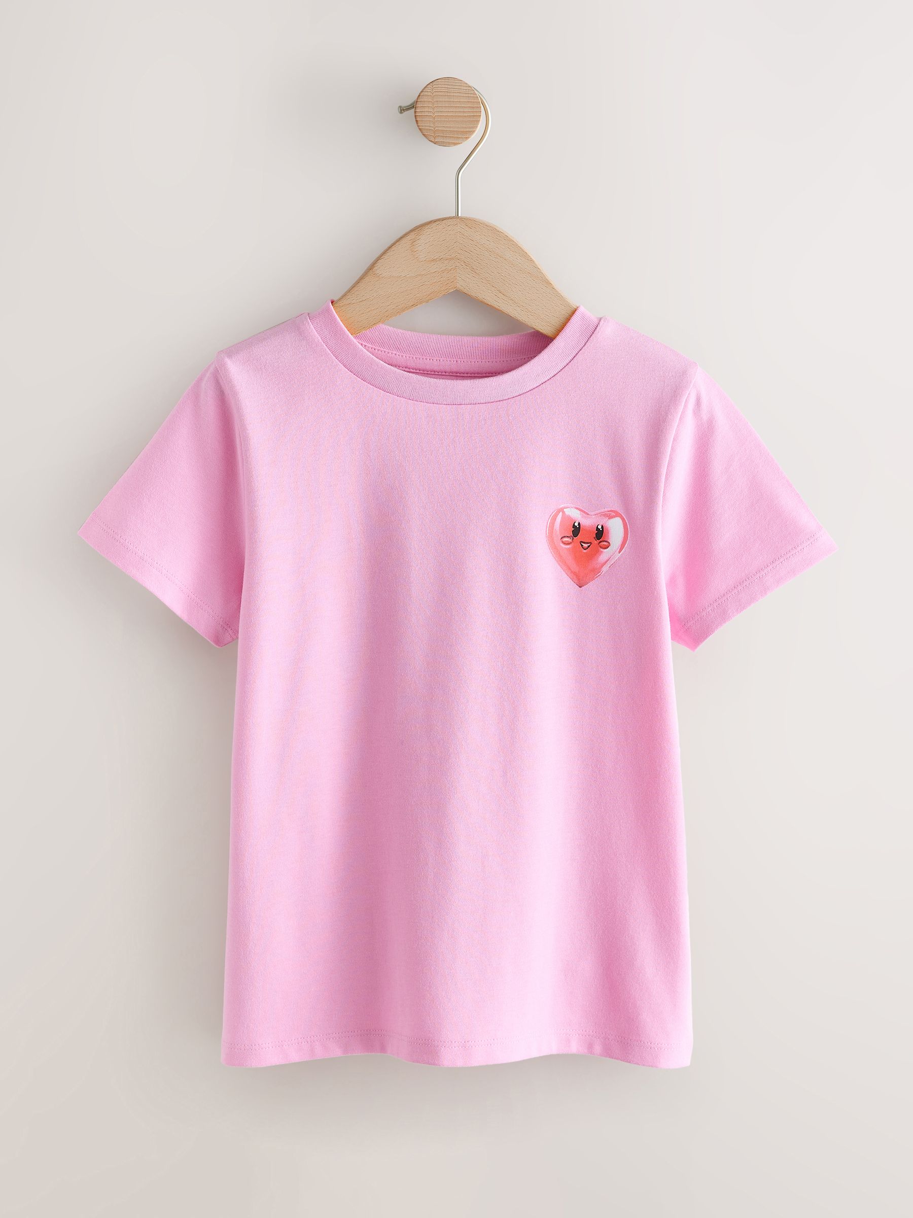 Buy Pink Heart T-Shirt (3-16yrs) from Next South Africa