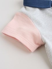 Gri în combinații cromatice - Smart Collar Baby Rompers 2 Pack - Imaginea 11 din 12