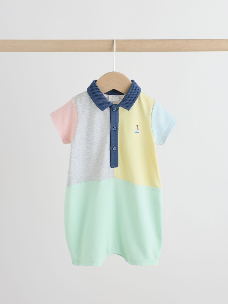 Gri în combinații cromatice - Smart Collar Baby Rompers 2 Pack - Imaginea 2 din 12 Gri în combinații cromatice - Smart Collar Baby Rompers 2 Pack - Imaginea 2 din 12