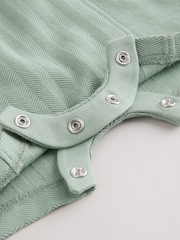 Albastru/Verde - Smart Collar Baby Rompers 2 Pack - Imaginea 9 din 9