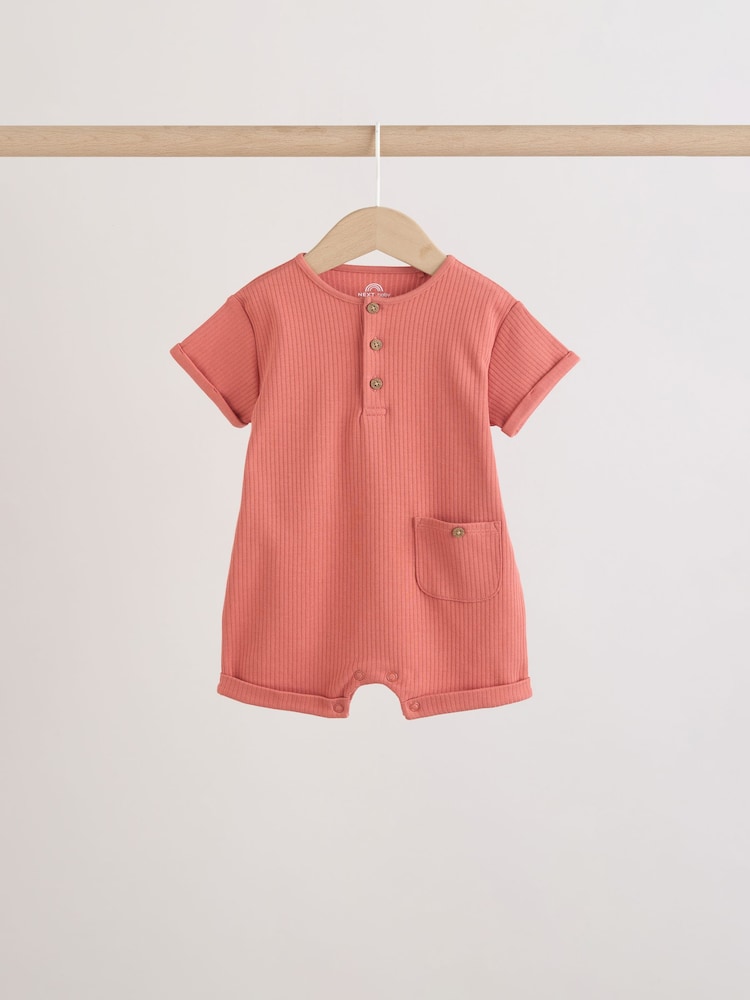 کینو - Grandad Button Neck Baby Rompers 4 Pack - تصویر 2 از 11 کینو - Grandad Button Neck Baby Rompers 4 Pack - تصویر 2 از 11