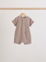 کینو - Grandad Button Neck Baby Rompers 4 Pack - تصویر 3 از 11