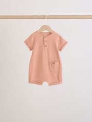 کینو - Grandad Button Neck Baby Rompers 4 Pack - تصویر 4 از 11