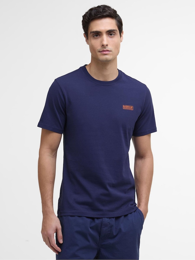 Barbour® International Blue Logo T-Shirt - Image 1 of 1