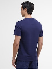 Barbour® International Blue Logo T-Shirt - Image 3 of 6