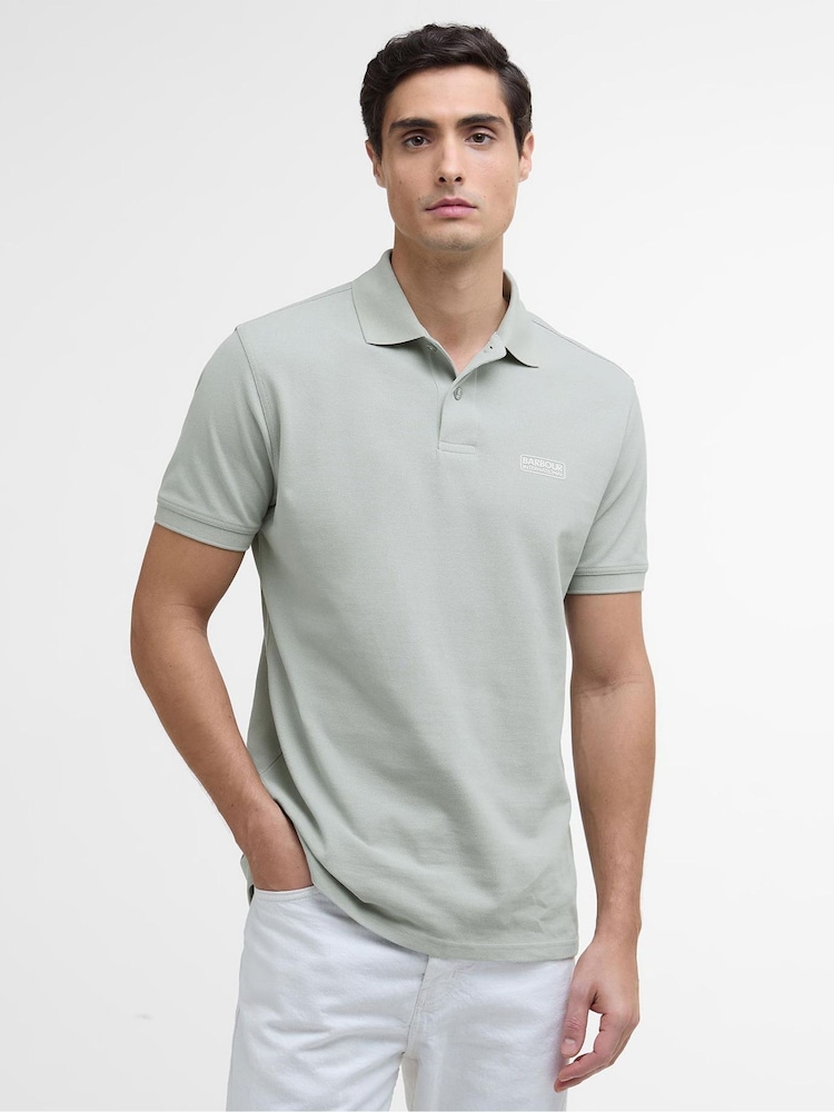 Barbour® International Grey Essential Polo Shirt - Image 1 of 6 Barbour® International Grey Essential Polo Shirt - Image 1 of 6