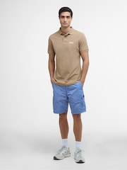 Barbour® International Natural Natural Essential Polo Shirt - Image 3 of 6