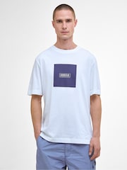 Barbour® International White Mass Graphic Print T-Shirt - Image 1 of 5