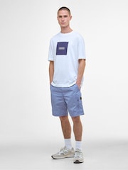 Barbour® International White Mass Graphic Print T-Shirt - Image 2 of 5