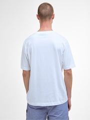 Barbour® International White Mass Graphic Print T-Shirt - Image 3 of 5