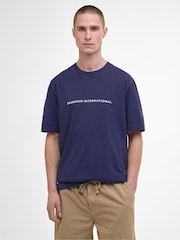 Barbour® International Blue Perkins T-Shirt - Image 1 of 5
