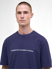 Barbour® International Blue Perkins T-Shirt - Image 4 of 5