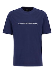 Barbour® International Blue Perkins T-Shirt - Image 5 of 5