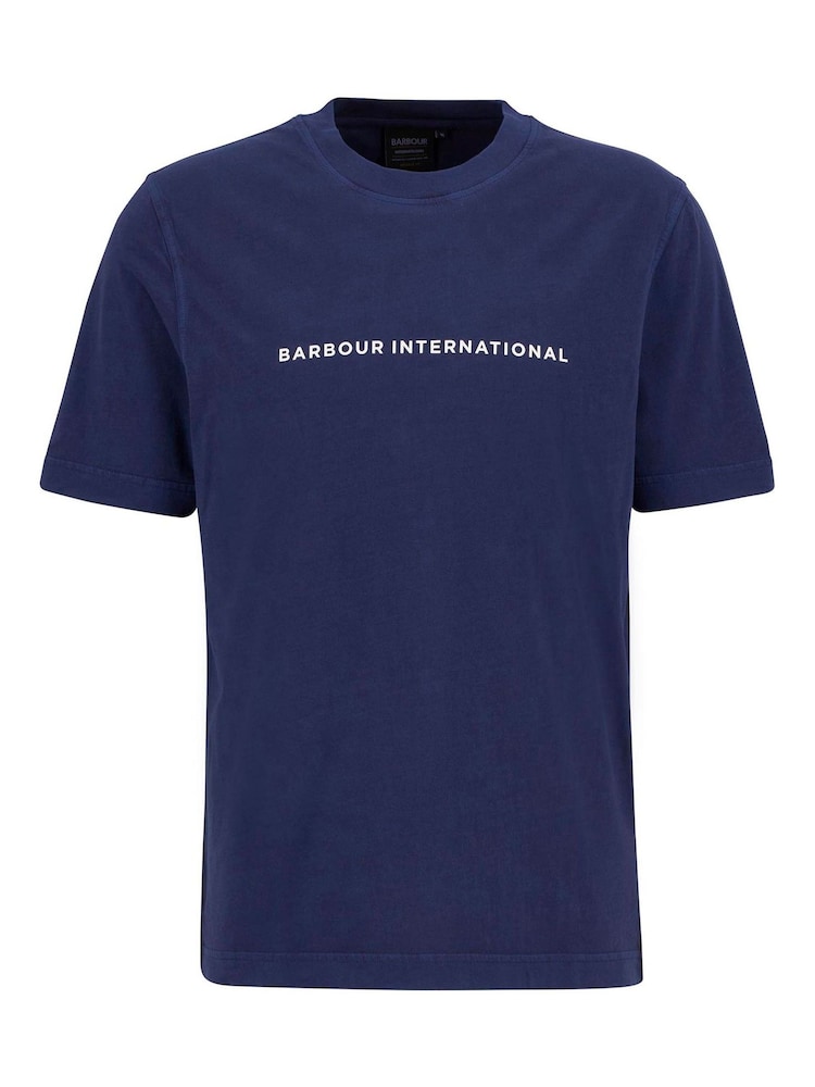 Barbour® International Blue Perkins T-Shirt - Image 5 of 5
