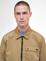 Barbour® International Natural Natural Inline Overshirt - Image 4 of 9