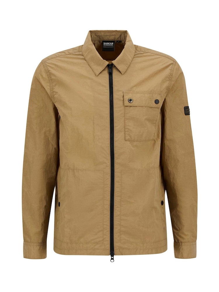 Barbour® International Natural Natural Inline Overshirt - Image 9 of 9 Barbour® International Natural Natural Inline Overshirt - Image 9 of 9