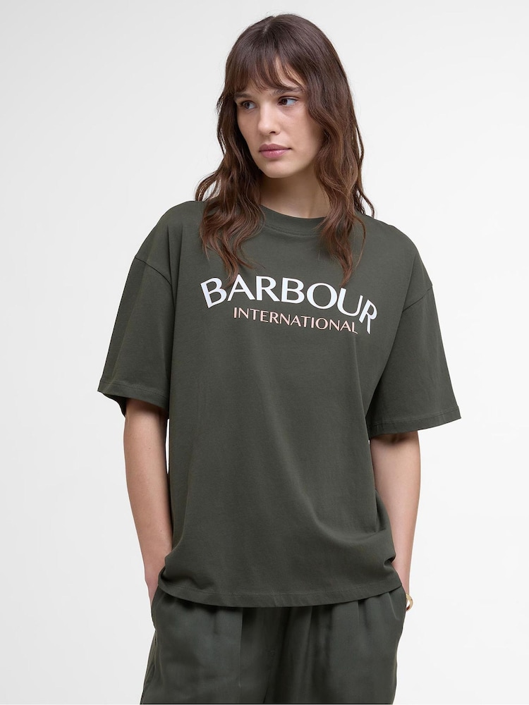 Barbour® International Grey Cali T-Shirt - Image 1 of 5