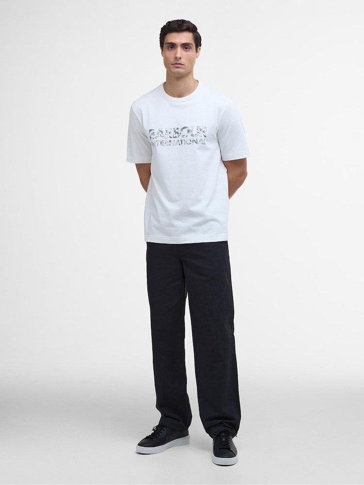 Barbour® International White Bento Graphic Print T-Shirt - Image 2 of 5 Barbour® International White Bento Graphic Print T-Shirt - Image 2 of 5
