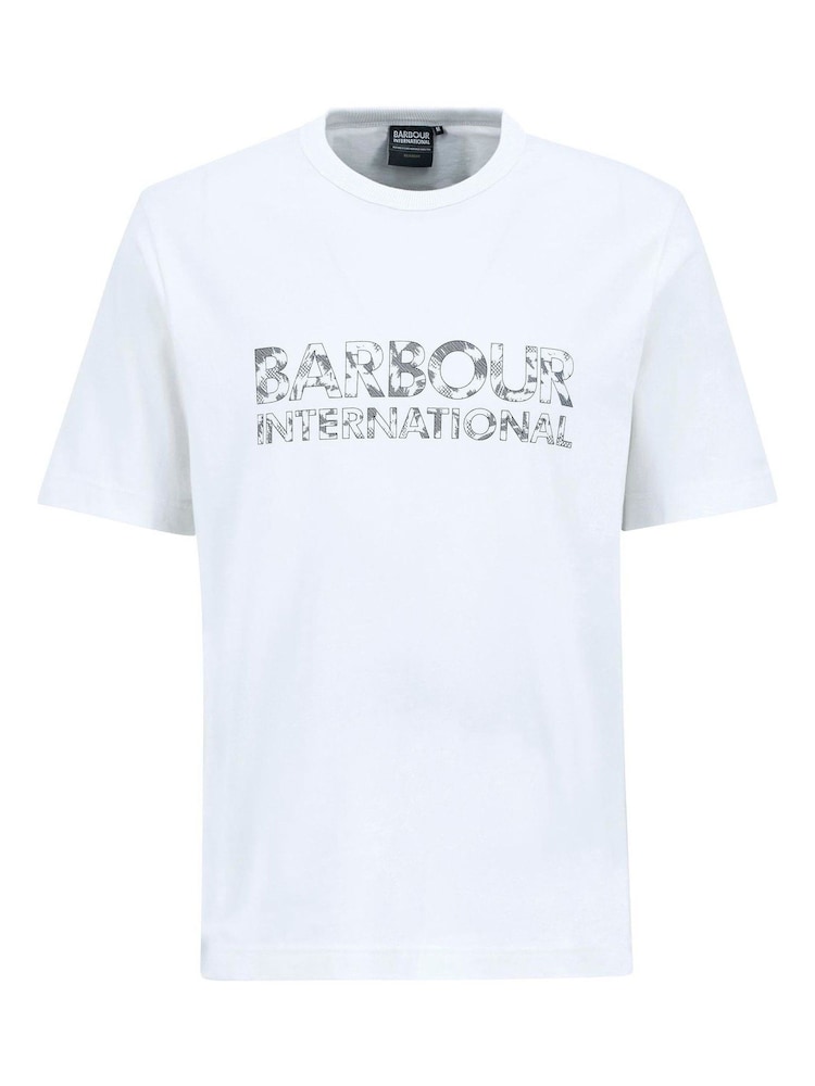 Barbour® International White Bento Graphic Print T-Shirt - Image 5 of 5 Barbour® International White Bento Graphic Print T-Shirt - Image 5 of 5