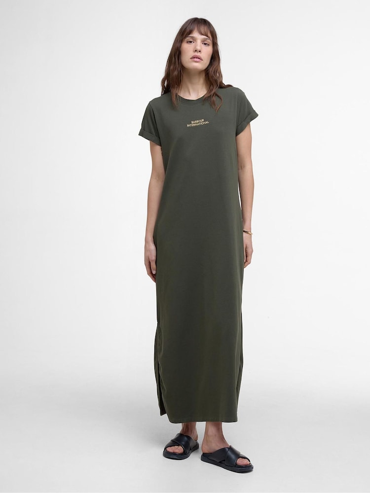 Barbour® International Blue Palma Maxi Dress - Image 1 of 6 Barbour® International Blue Palma Maxi Dress - Image 1 of 6