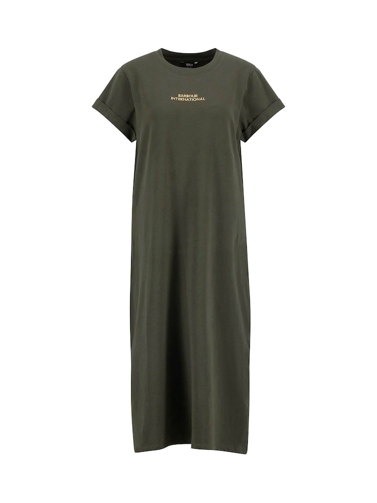 Barbour® International Blue Palma Maxi Dress - Image 6 of 6 Barbour® International Blue Palma Maxi Dress - Image 6 of 6