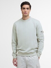 Barbour® International Grey Grip Crewneck Sweatshirt - Image 1 of 6