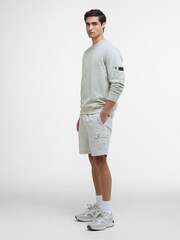 Barbour® International Grey Grip Crewneck Sweatshirt - Image 2 of 6