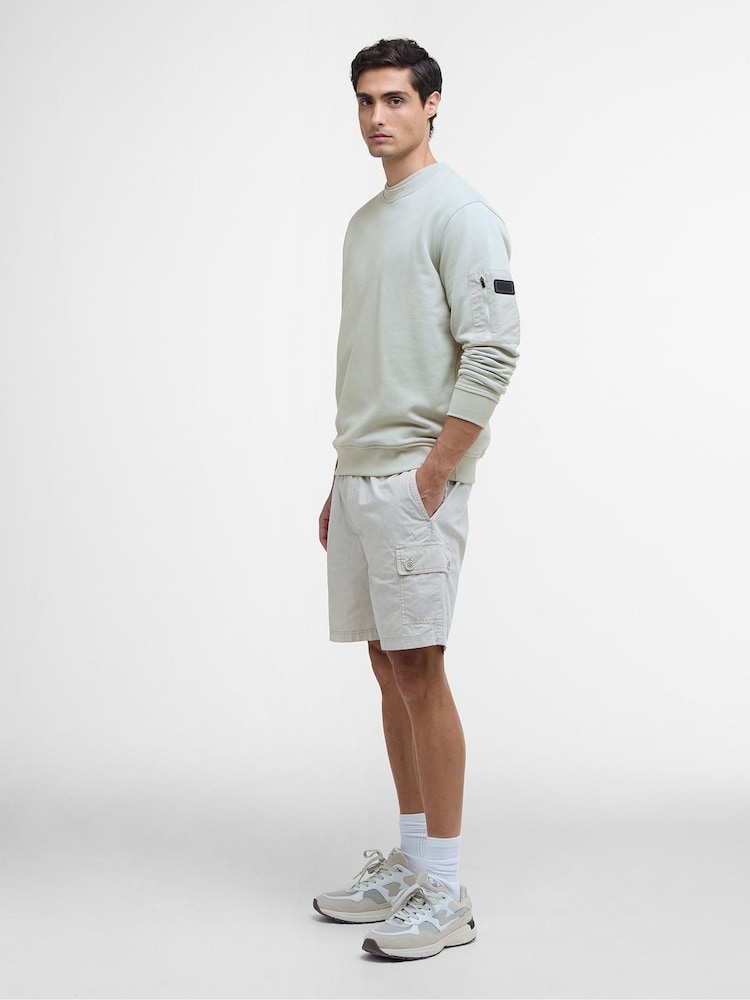 Barbour® International Grey Grip Crewneck Sweatshirt - Image 2 of 6