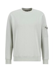 Barbour® International Grey Grip Crewneck Sweatshirt - Image 6 of 6