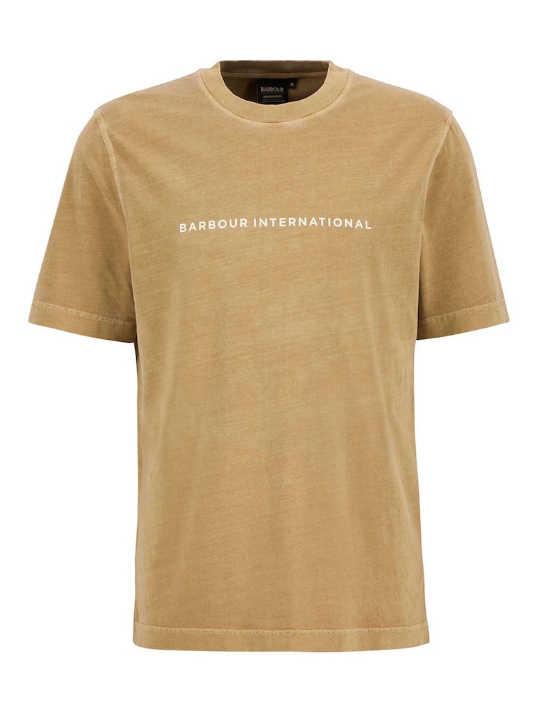 Barbour® International Natural Natural Perkins T-Shirt - Image 5 of 5 Barbour® International Natural Natural Perkins T-Shirt - Image 5 of 5